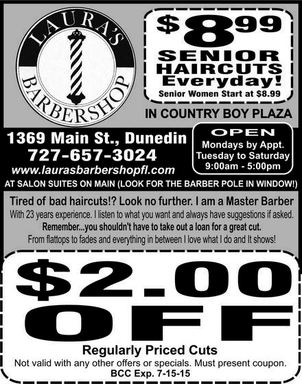 Coupon for Laura's Barbershop